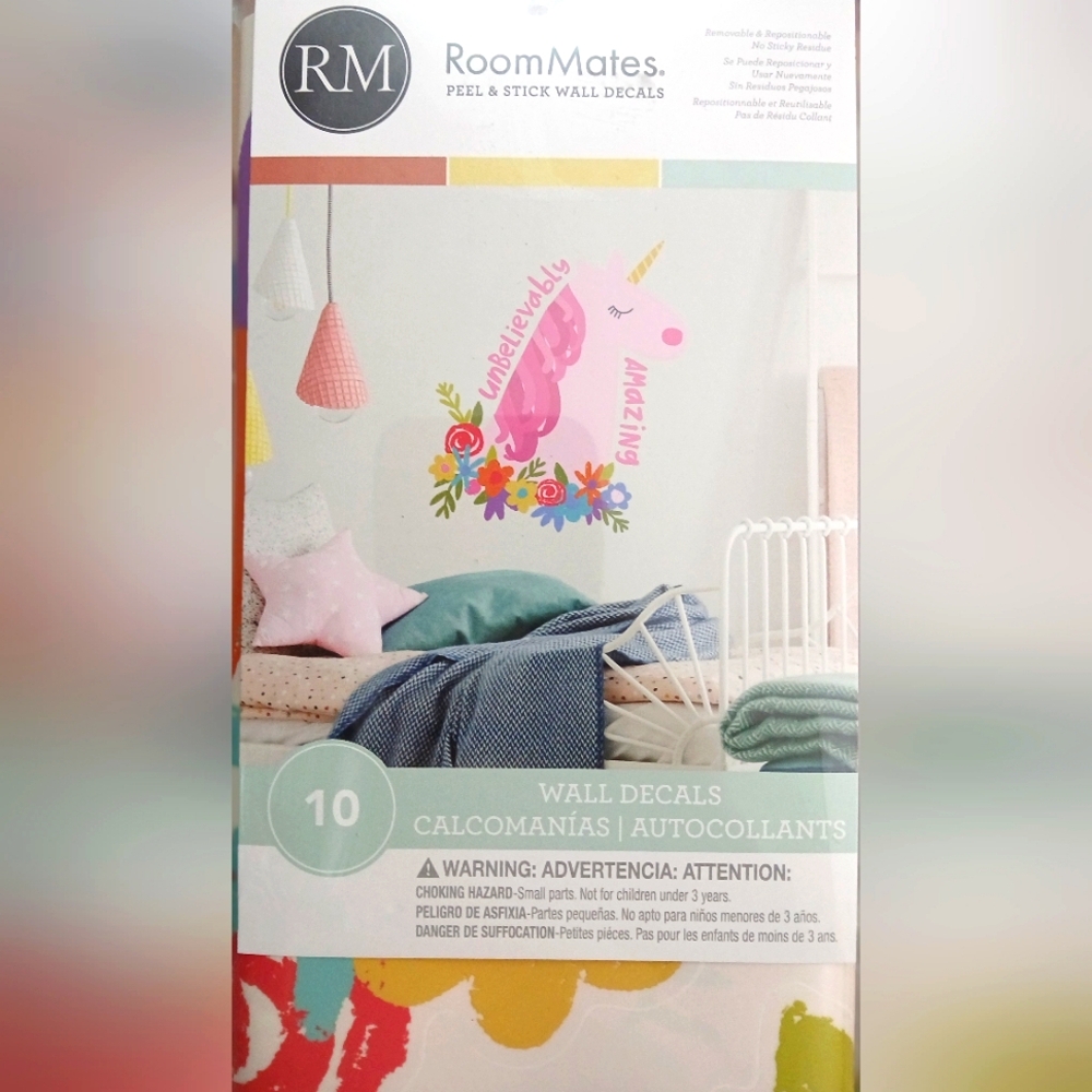 Roommates wall decal unicorn